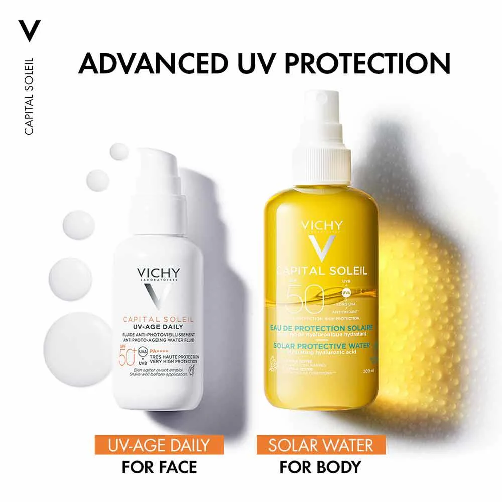 Vichy Capital Soleil Solar Protective Water Hydrating SPF50 200ml - Image 5