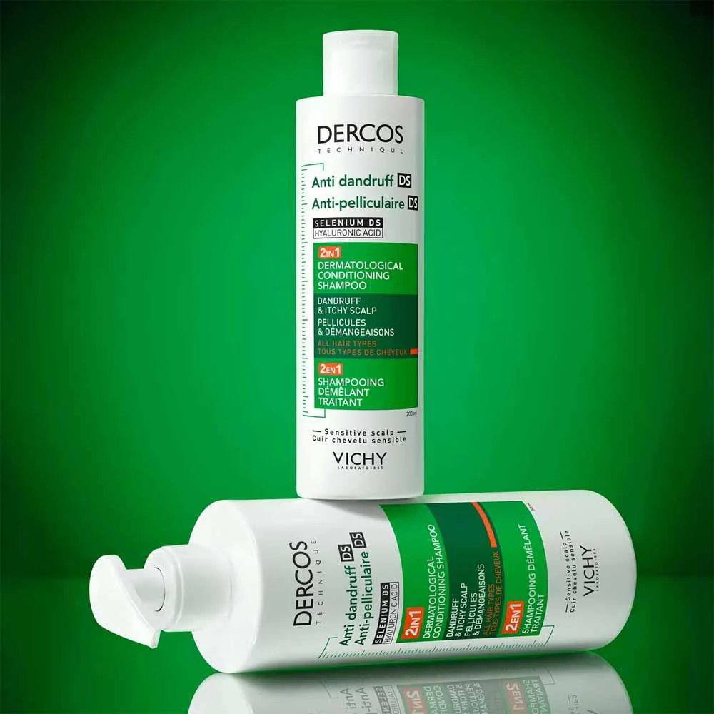 Vichy Dercos Antidandruff DS 2In1 Shampoo & Conditioner 390ml - Image 2