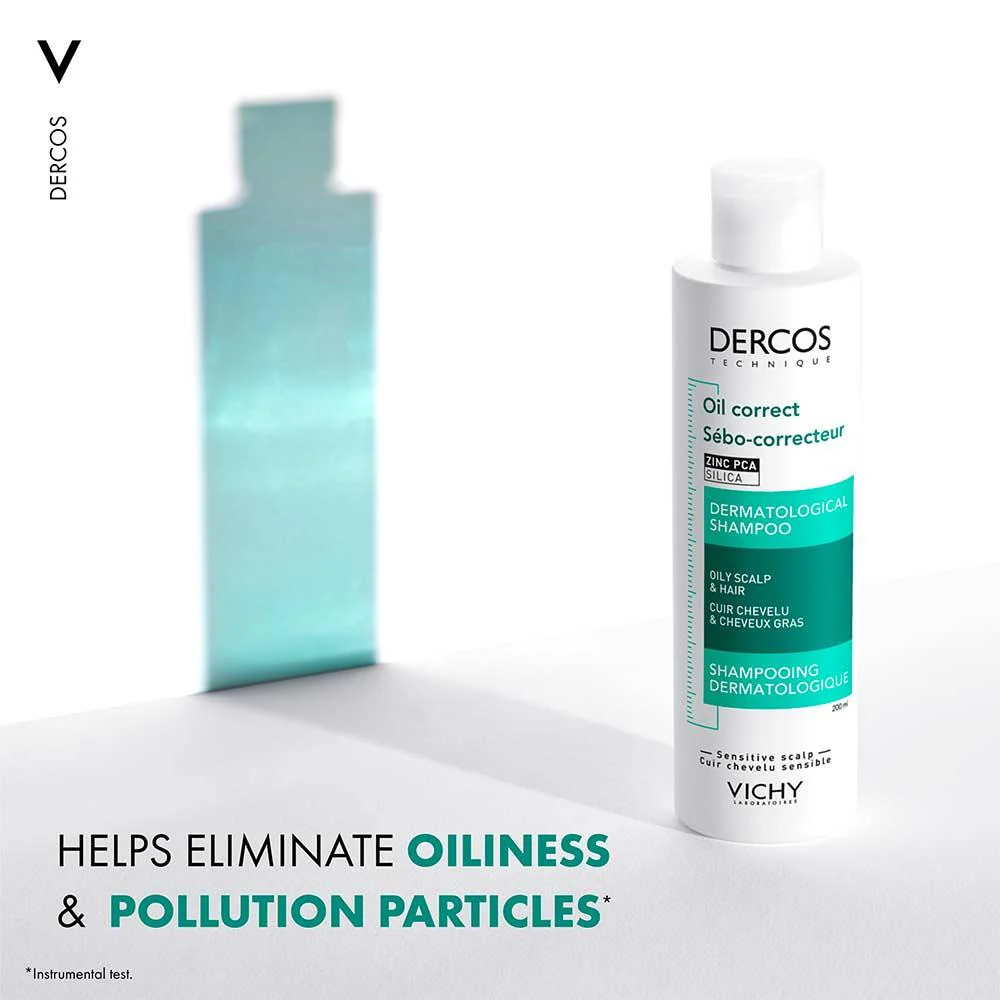 Vichy Dercos Oil Correct Shampoo 200ml - Image 3