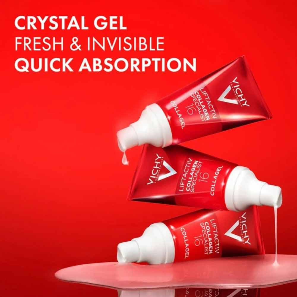 Vichy Liftactiv Collagen Specialist 16 Glow Boosting Gel 50ml - Image 4