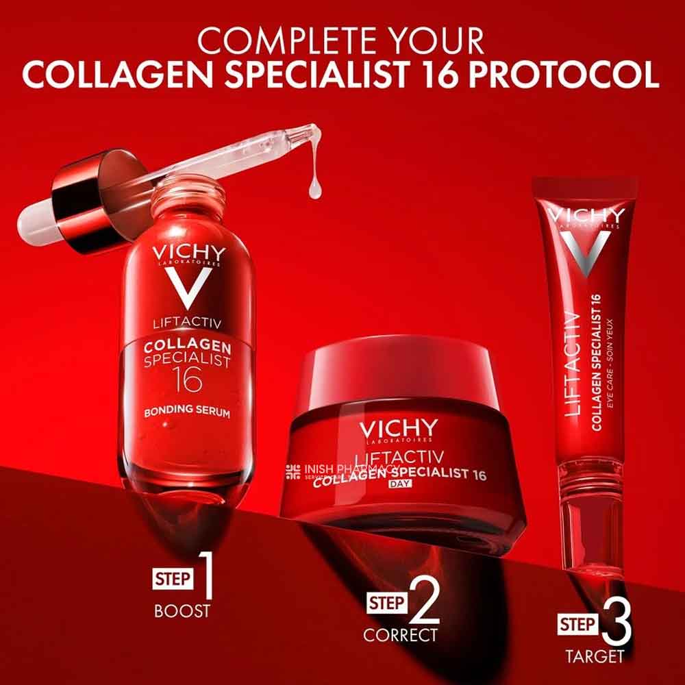 Vichy Liftactiv Collagen Specialist Eye Cream 15ml - Image 7