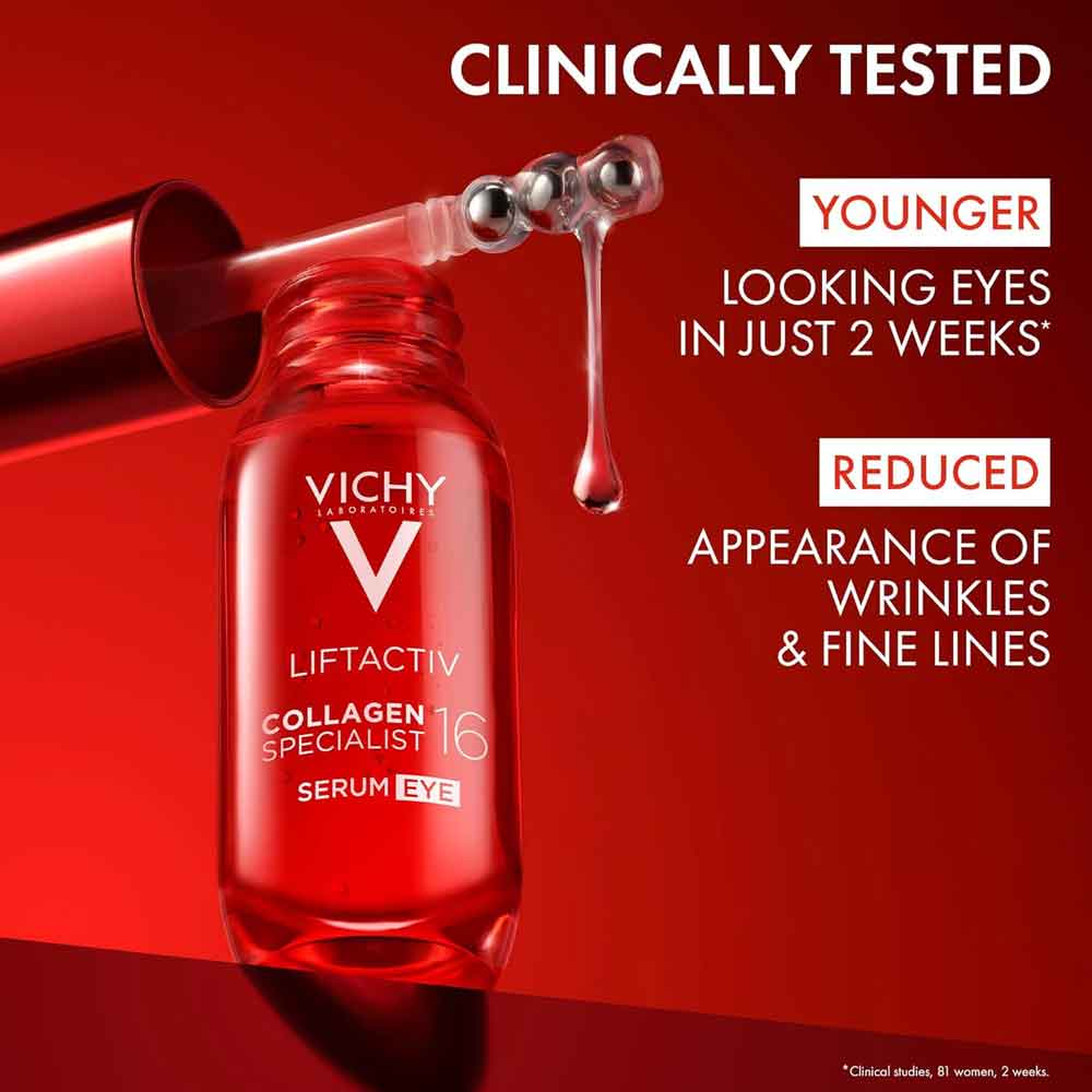 Vichy Liftactiv Collagen Specialist 16 Eye Serum 15ml - Image 3