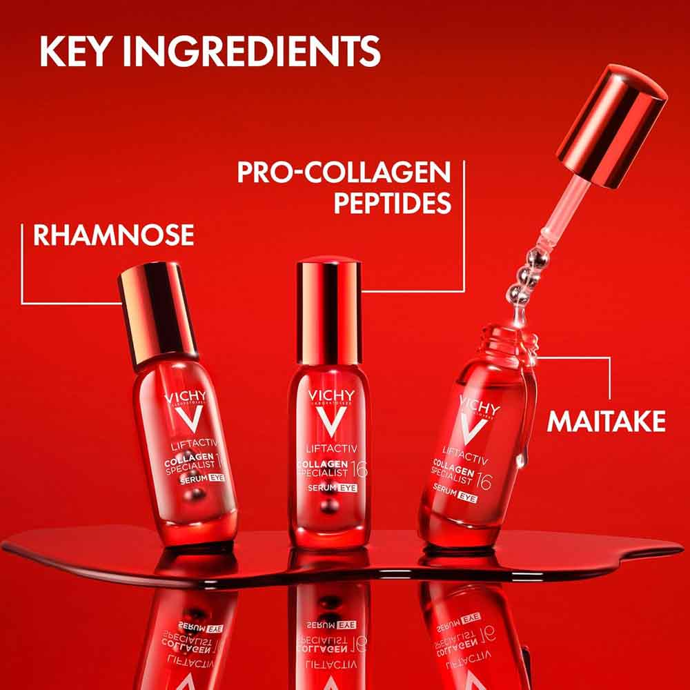 Vichy Liftactiv Collagen Specialist 16 Eye Serum 15ml - Image 6