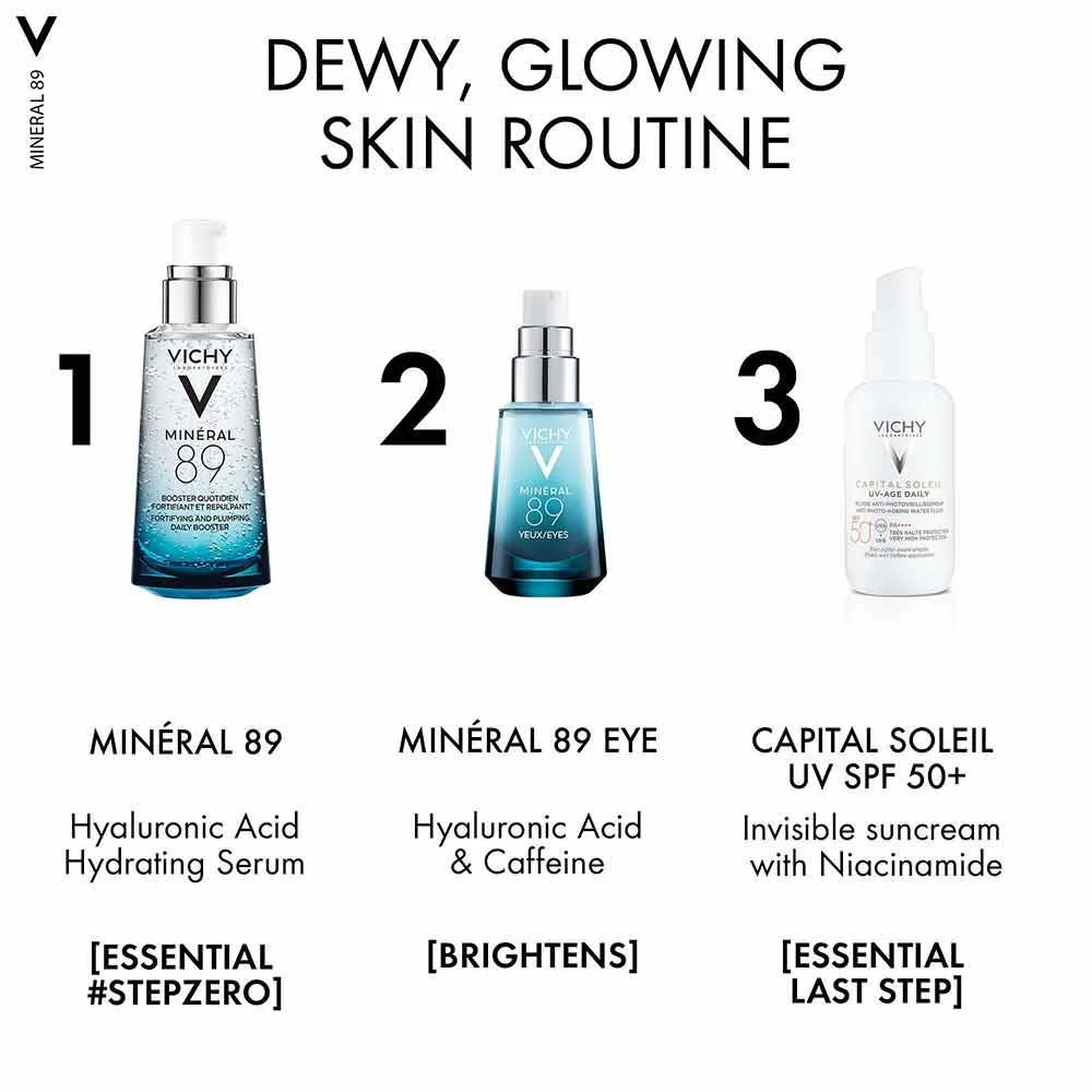 Vichy Mineral 89 Hyaluronic Acid Hydration Booster Serum 30ml - Image 7