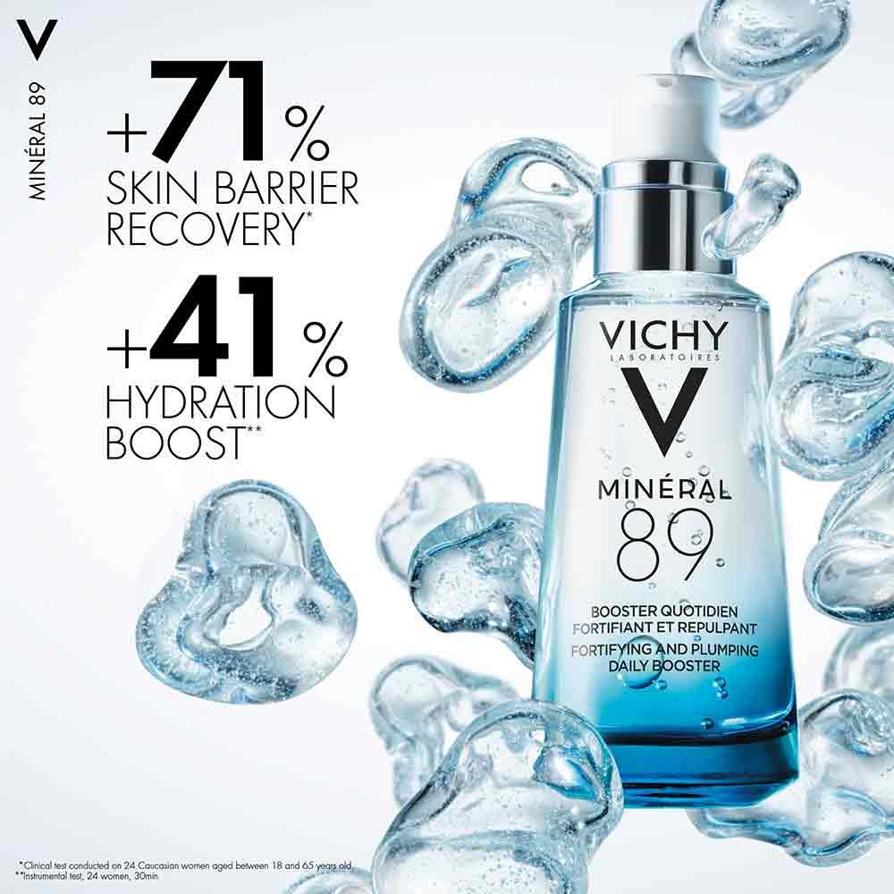 Vichy Mineral 89 Hyaluronic Acid Hydration Booster Serum 50ml - Image 2