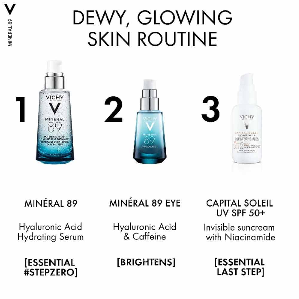 Vichy Mineral 89 Hyaluronic Acid Hydration Booster Serum 75ml - Image 4